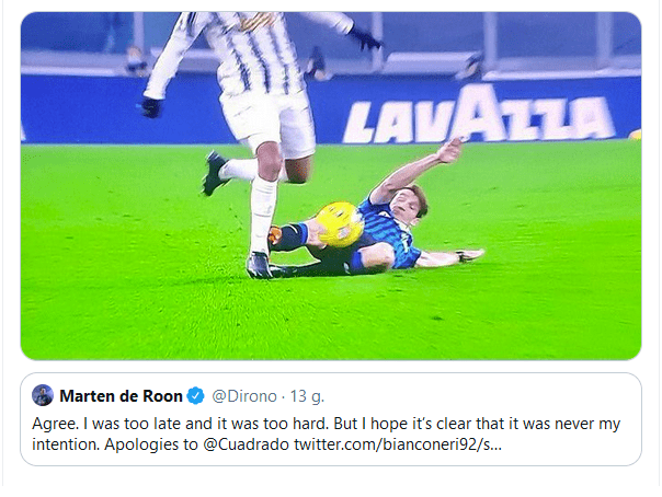 De Roon Przepraszam Cuadrado