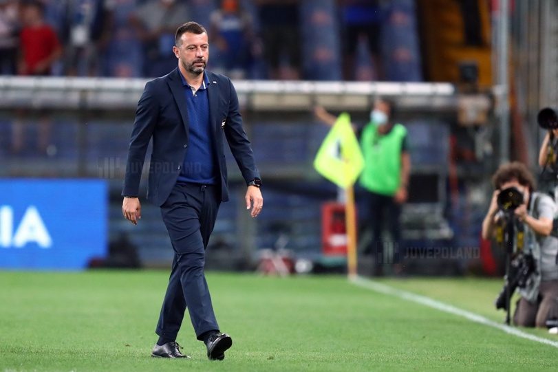 Genova Italy 23 August 2021 Roberto Daversa Head Coach Of U