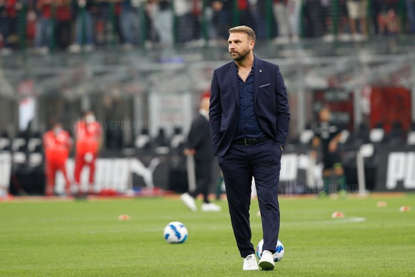 Italy Milan Sept 22 2021 Paolo Zanetti Venezia Manager Foll