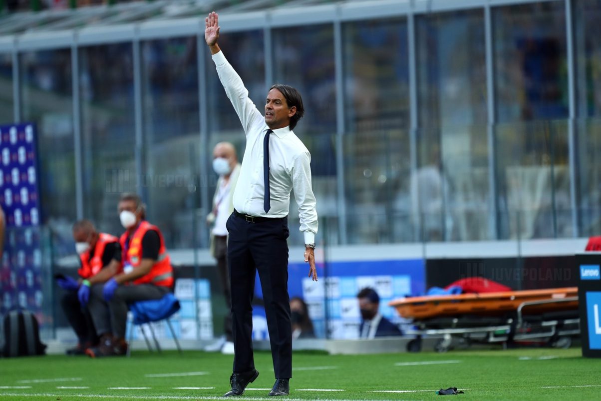 Milano 21 August 2021 Simone Inzaghi Head Coach Of Fc Interna