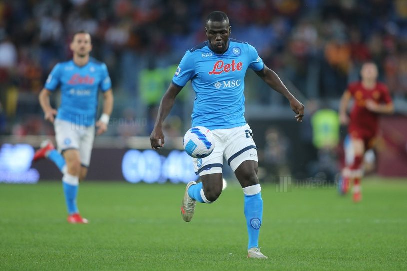 Rome Italy 24102021 Koulibaly Nap In Action During The I