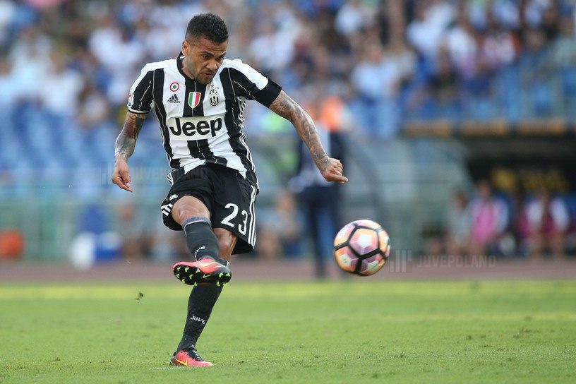 Rome Italy 27 August 2016dani Alves In Action During Italian
