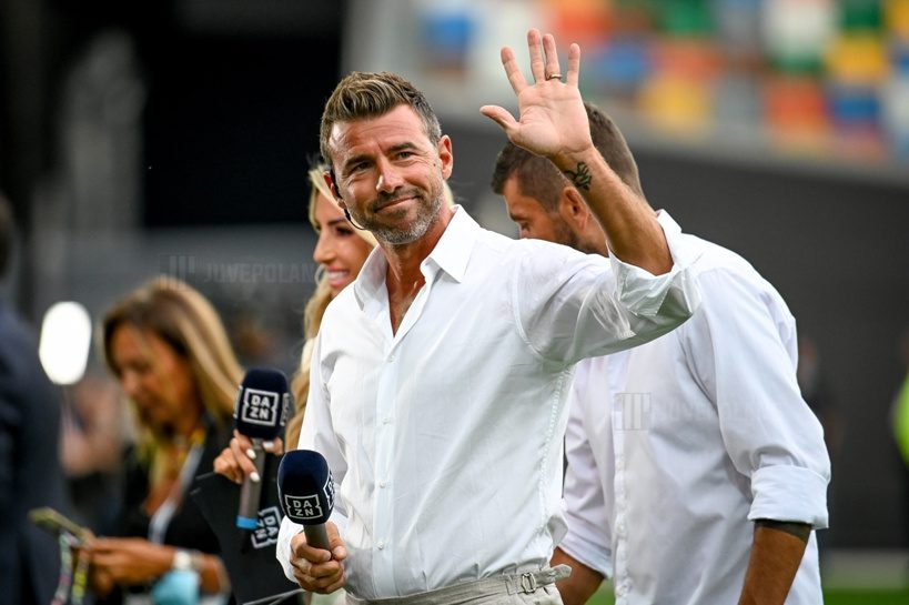 Udine Italy August 22 2021 Andrea Barzagli Journalist And T