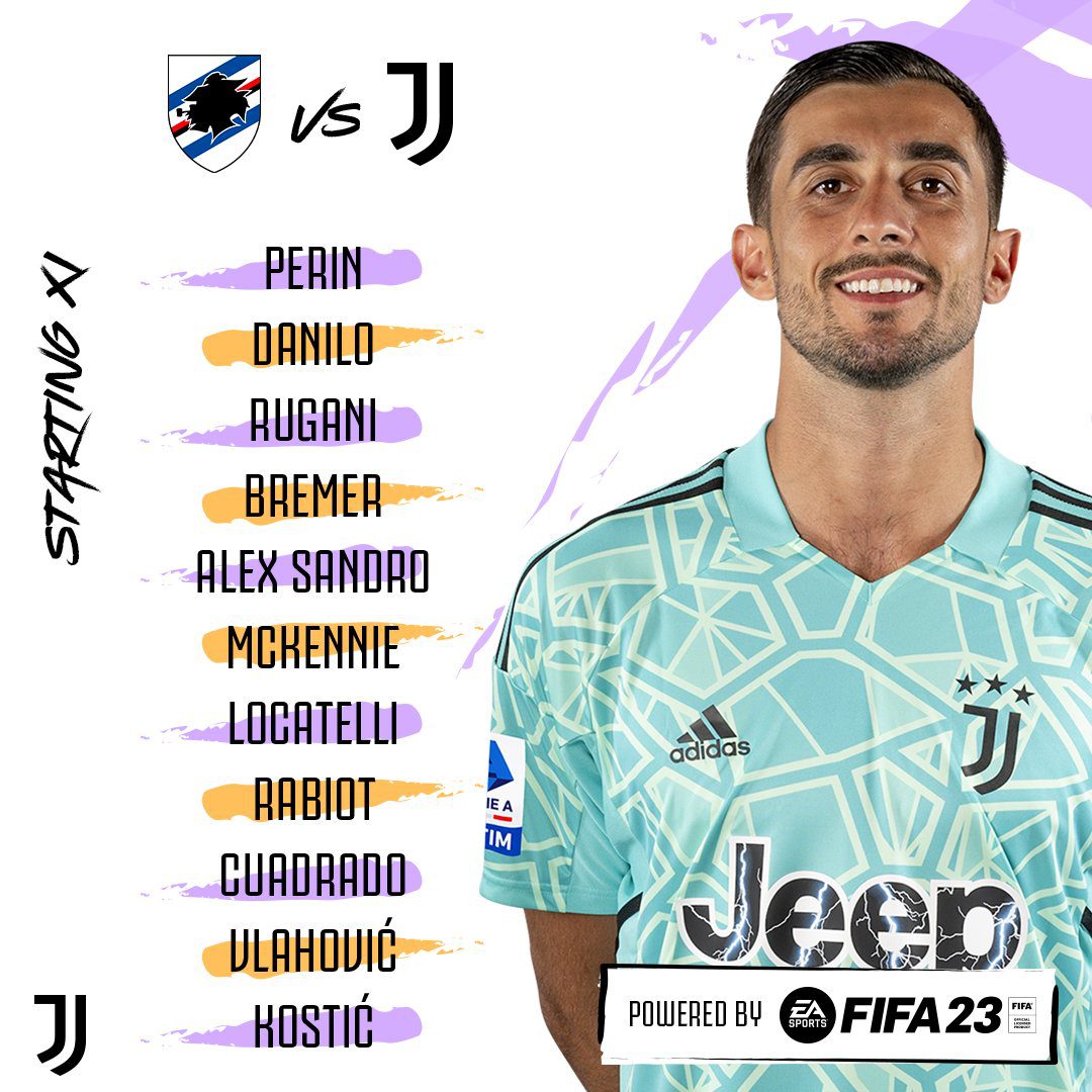 Sklady Na Mecz Sampdoria Juventus Pierwszy Wyjazdowy Mecz W Tym Sezonie