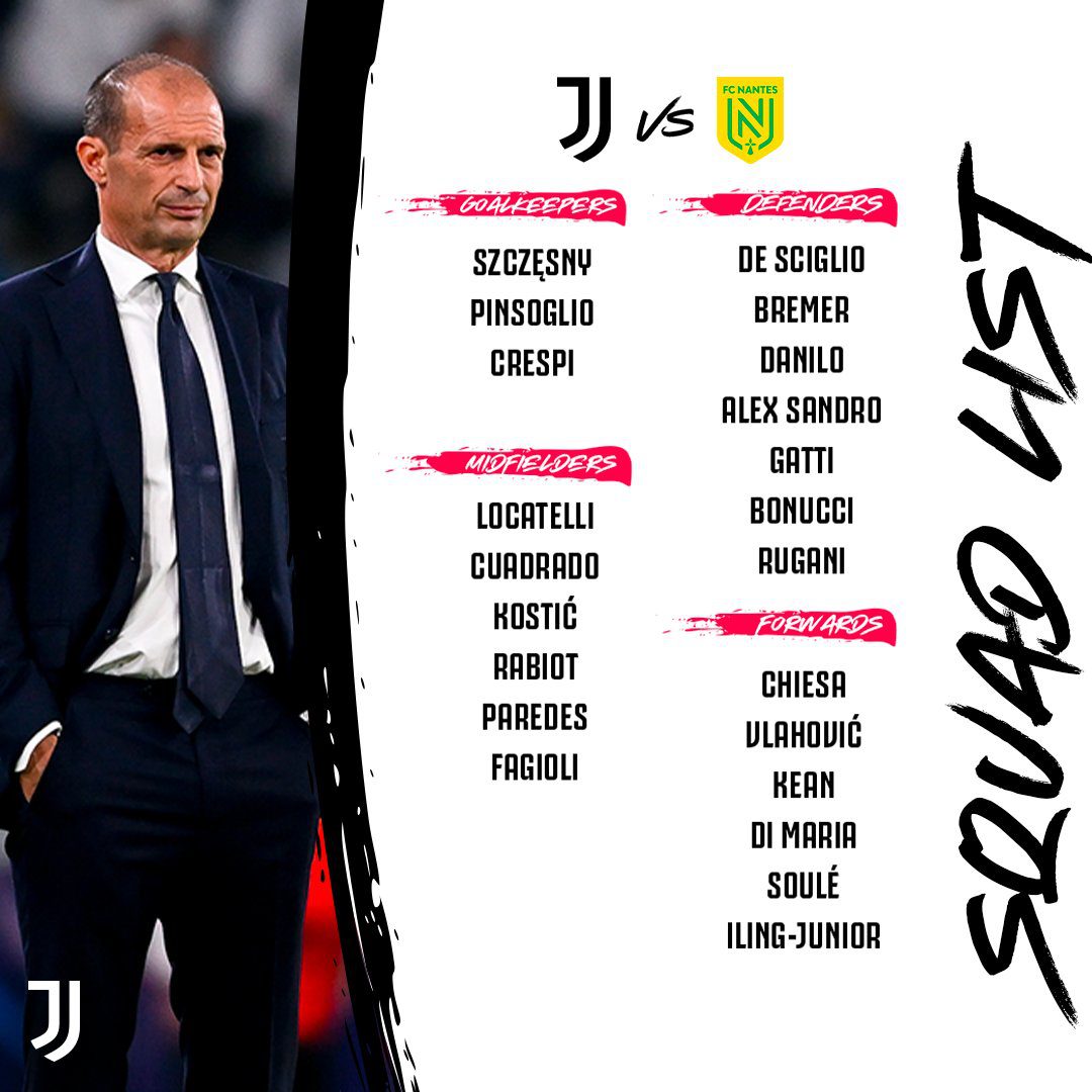 Powolani Na Mecz Juventus Nantes Wraca Bonucci