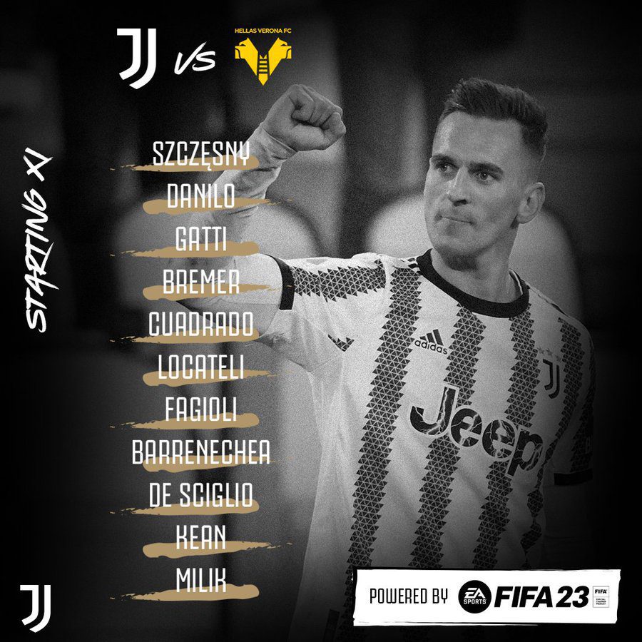 Sklady Na Mecz Juventus Hellas Milik Zagra Od Poczatku