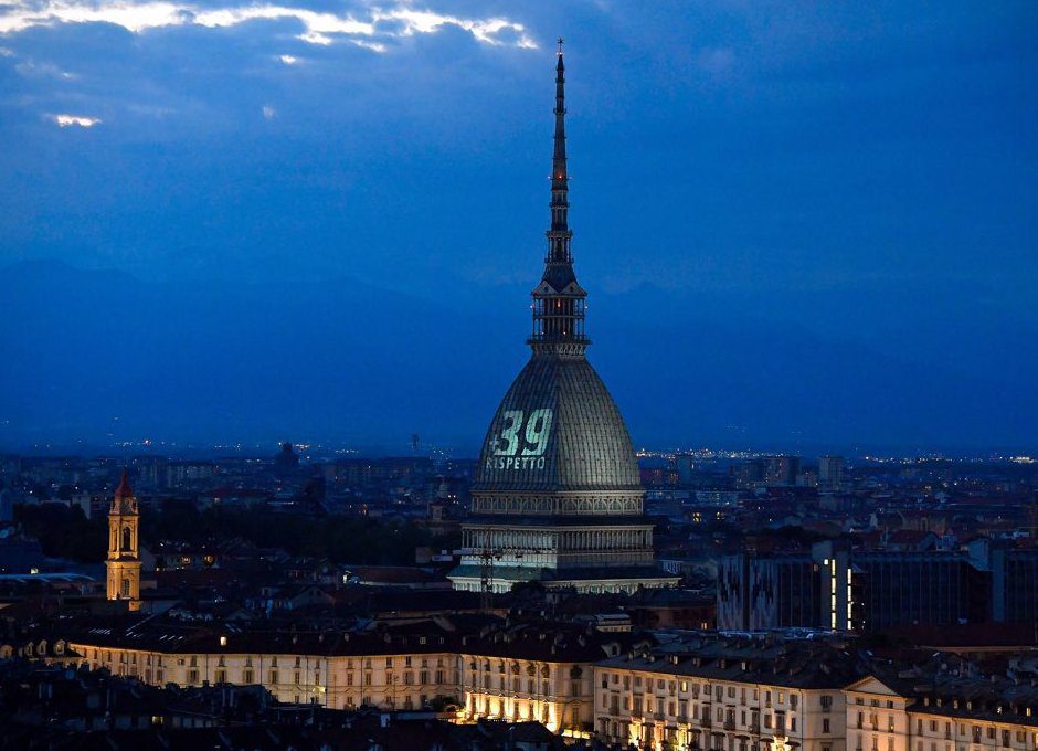 Heysel Mole Antonelliana Juventus Twitter