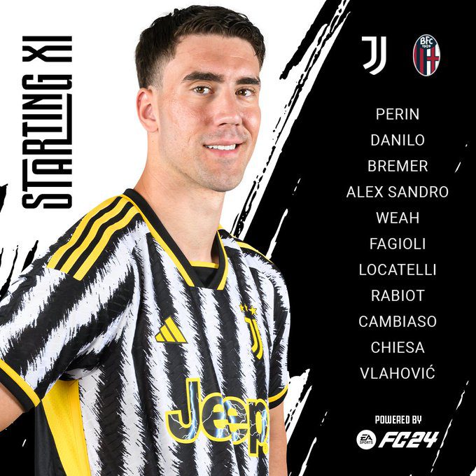 Sklady Na Mecz Juventus Bologna Fagioli Trzecim W Pomocy Chiesa I Vlahovic Z Przodu