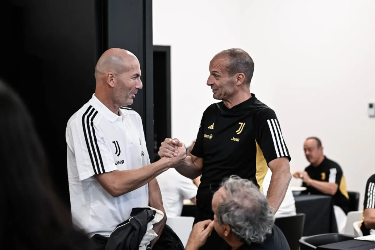 Zinedine Zidane Massimiliano Allegri Juventus